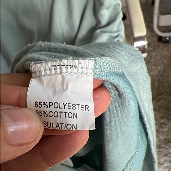 Light blue ruched casual dress - Picture 2 of 2